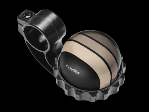 Dzwonek rowerowy obrotowy przedni Electra Retro Stripe
