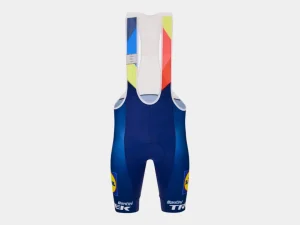 Kr&oacute;tkie spodenki z szelkami Santini Lidl-Trek Replica Race